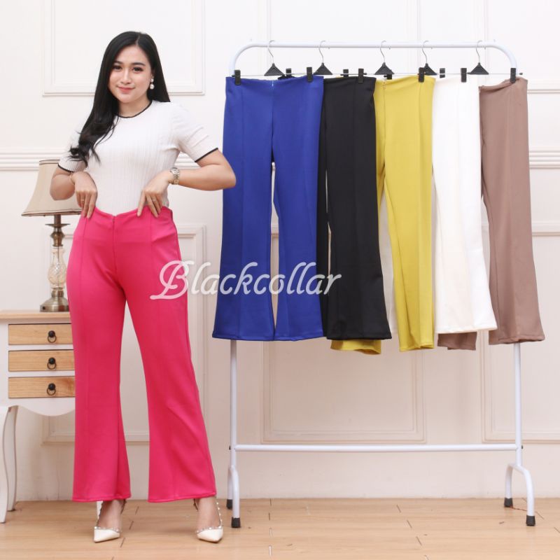 CELANA CUTBRAY WANITA / SCUBA PANTS CUTBRAY / CELANA PANJANG WANITA STANDART JUMBO PREMIUM