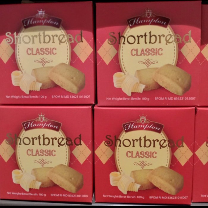 

hampton shortbread classic 100gr