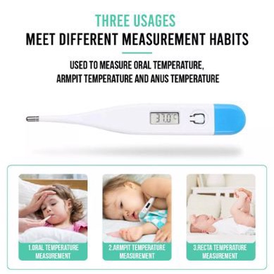 Termometer Digital Alat Pengukur Suhu Badan Baby / Thermometer Ukur Suhu Tubuh mulut ketiak anus Bayi [MF]