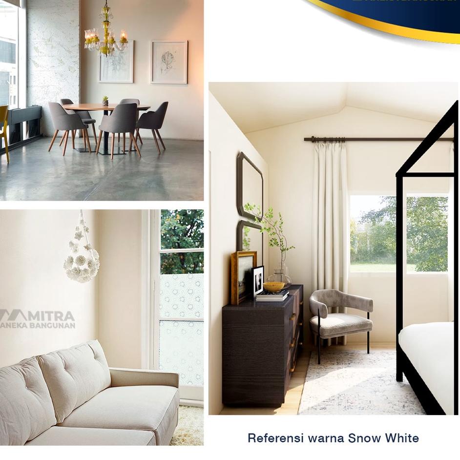 Jual Trend CAT TEMBOK EKSTERIOR INTERIOR NIPPON PAINT SNOW WHITE NP OW