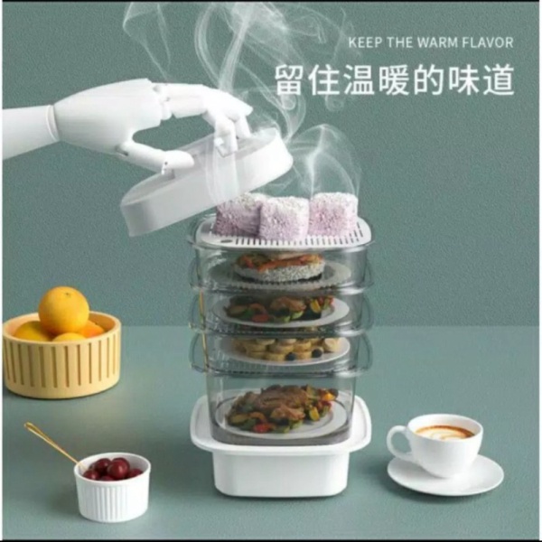 Jual tempat simpan makanan 6 susun new food storage 6 layer tmpat penghant Berkualitas