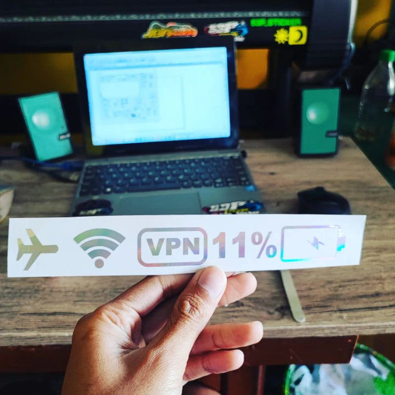 

Sticker Cutting Hologram VpN 11 persen isi 1 pcs