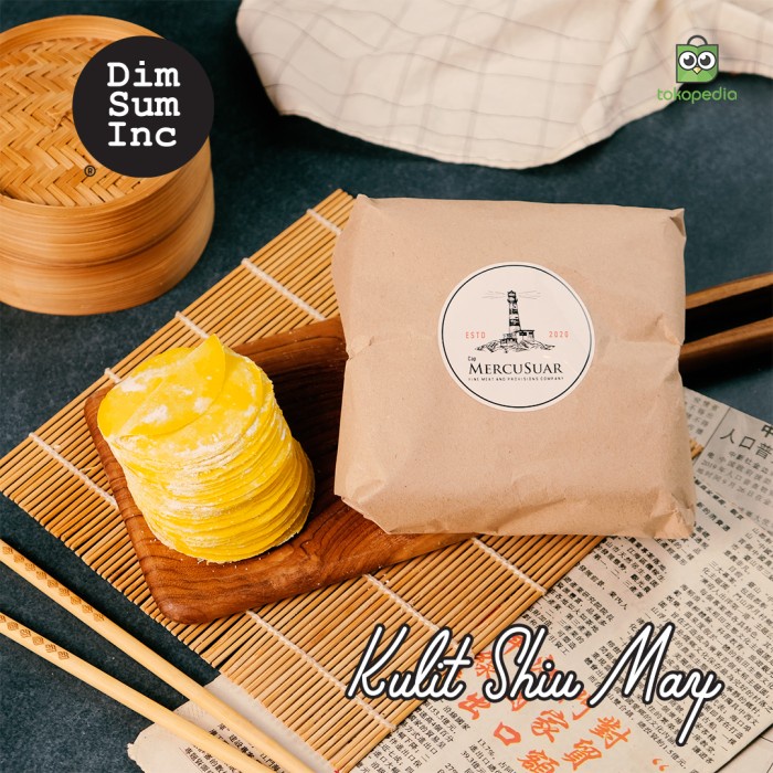 

Kulit Siomay Premium Kuning Bulat 8cm Dimsum Gyoza Dumpling Wrapper