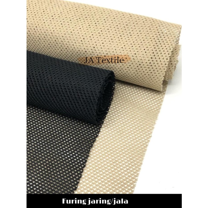 Kain Jala Jaring - Bahan Untuk Furing Jaket Rompi Tas - Harga /Kg