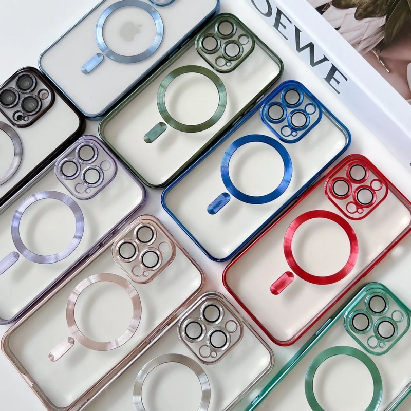 ULTRA PLATED MAGSAFE WITH LENSPRO ELECTRO METALIC Case iPhone 14 13 12 11 PRO MAX iPhone 14 PLUS-3