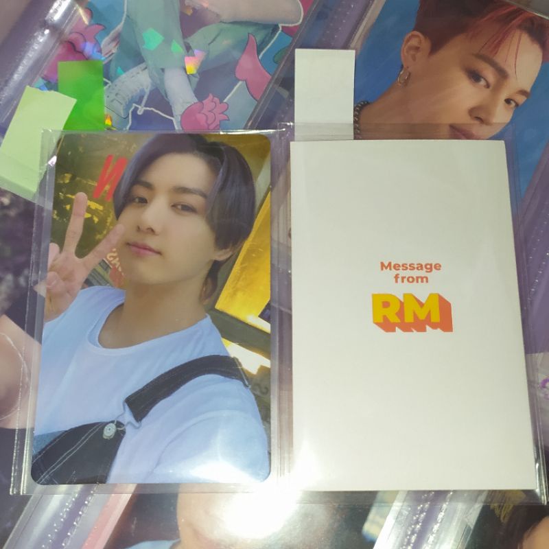 (BACA DESKRIPSI) Pc official jungkook/jk butter pob dan message card namjoon rm weverse gift