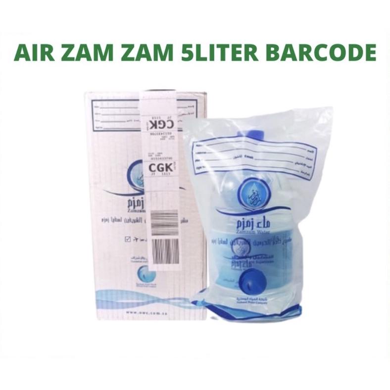 

[BAYAR DITEMPAT] AIR ZAMZAM 5 liter original BARCODE