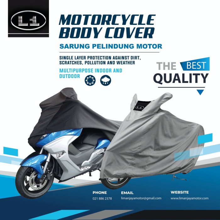 BODY COVER/SELIMUT/ PELINDUNG MOTOR BEAT MYO, SUPRA, VEGA,