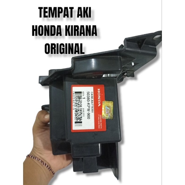 CASE ACCU BATERAI TEMPAT AKI HONDA KIRANA ORIGINAL CASE BATTERY 50380 KPW 900