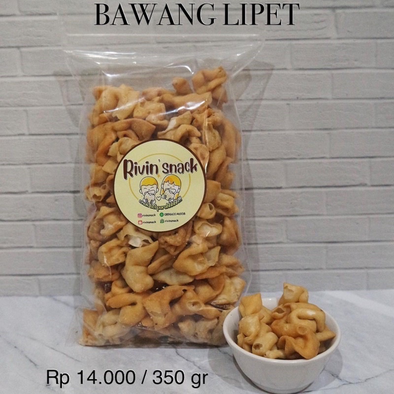

KERIPIK BAWANG LIPAT MINI / BAWANG LIPET MINI 125gr