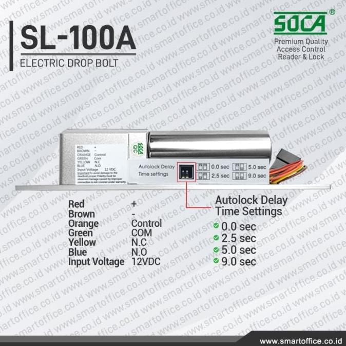 SOCA-SL100, Electric Drop-Bolt