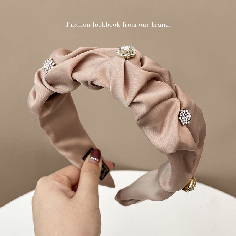 bando wanita serut bros vintage lebar