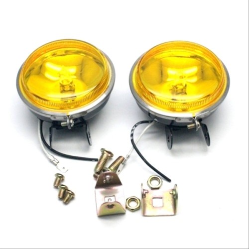 Lampu Tembak Kabut Bulat / Lampu Sorot BULAT / Foglamp BULAT Universal Motor Mobil 1 PASANG