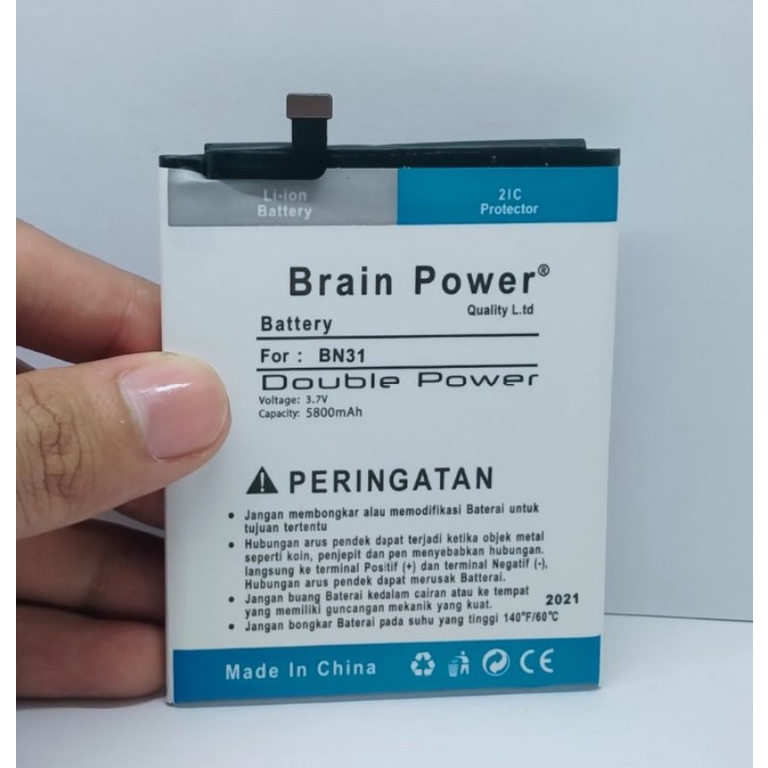 Batre Baterai Xiaomi Mi A1 / Mi 5X BN31 Double Power 5800mAh