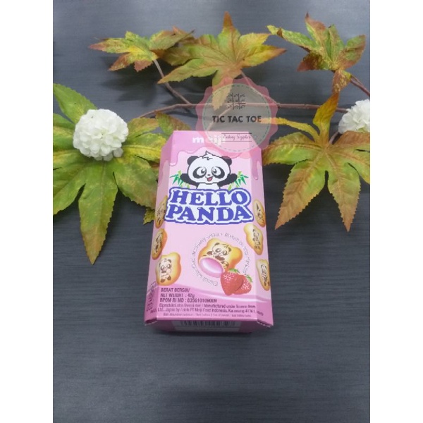 Meiji Hello Panda Strawberry 45gr / Meiji Hello Panda