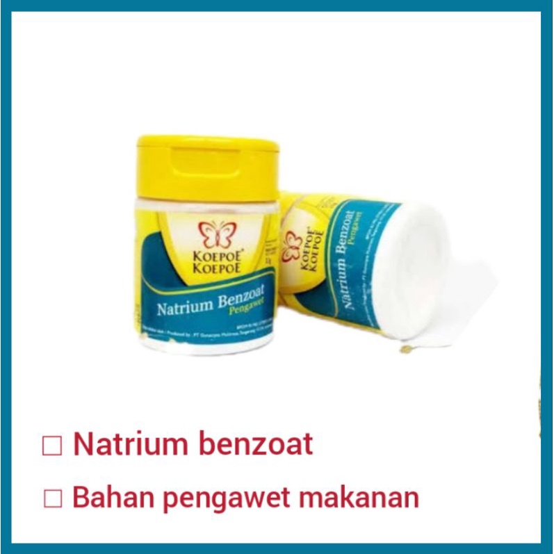 Natrium Benzoat Koepoe Koepoe/Pengawet Makanan Dan Minuman 33gram