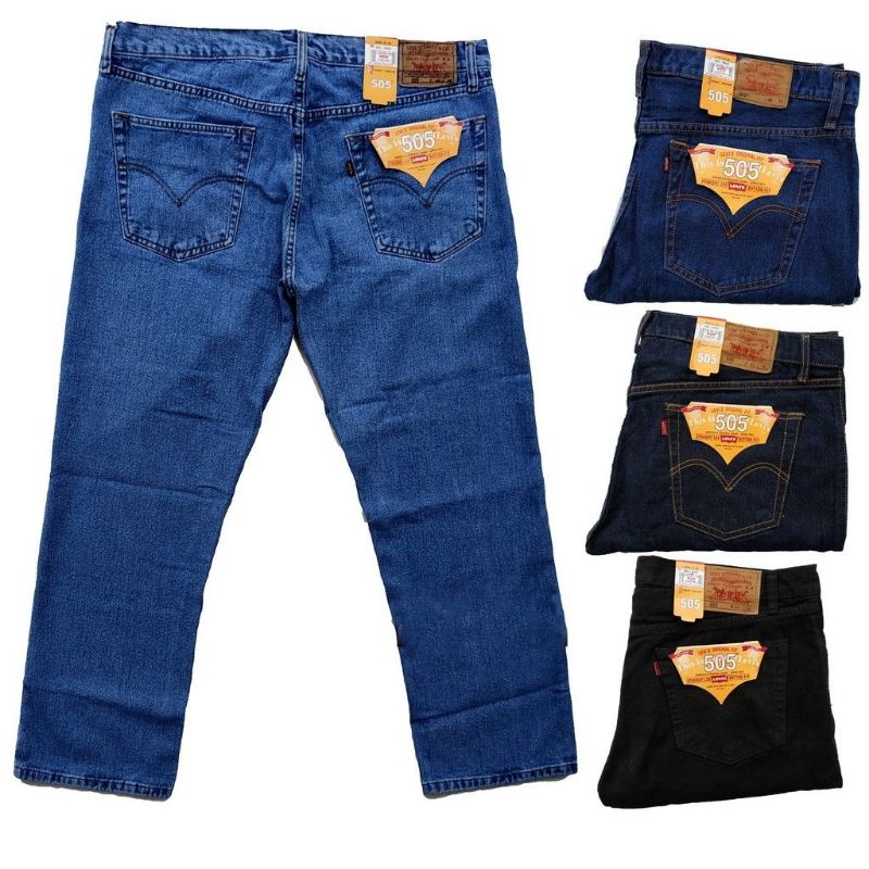 Celana Jeans Jumbo Pria Jeans Jumbo Celana Panjang Pria BB 70-140 KG Size : 39-44