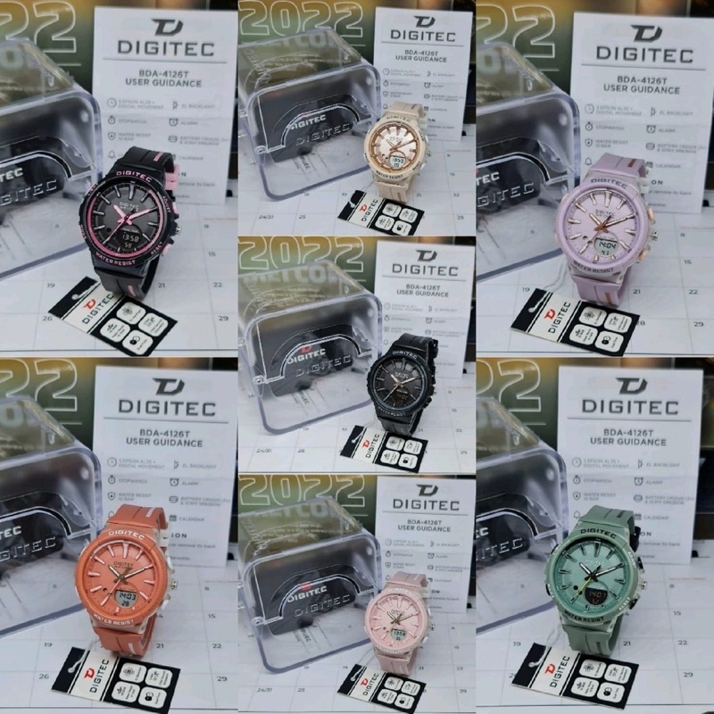 Jam Tangan Wanita DIGITEC DG4126 DG-4126 DG4126 T DG 2126 / DG-2126 / DG2126 T Watch ORIGINAL