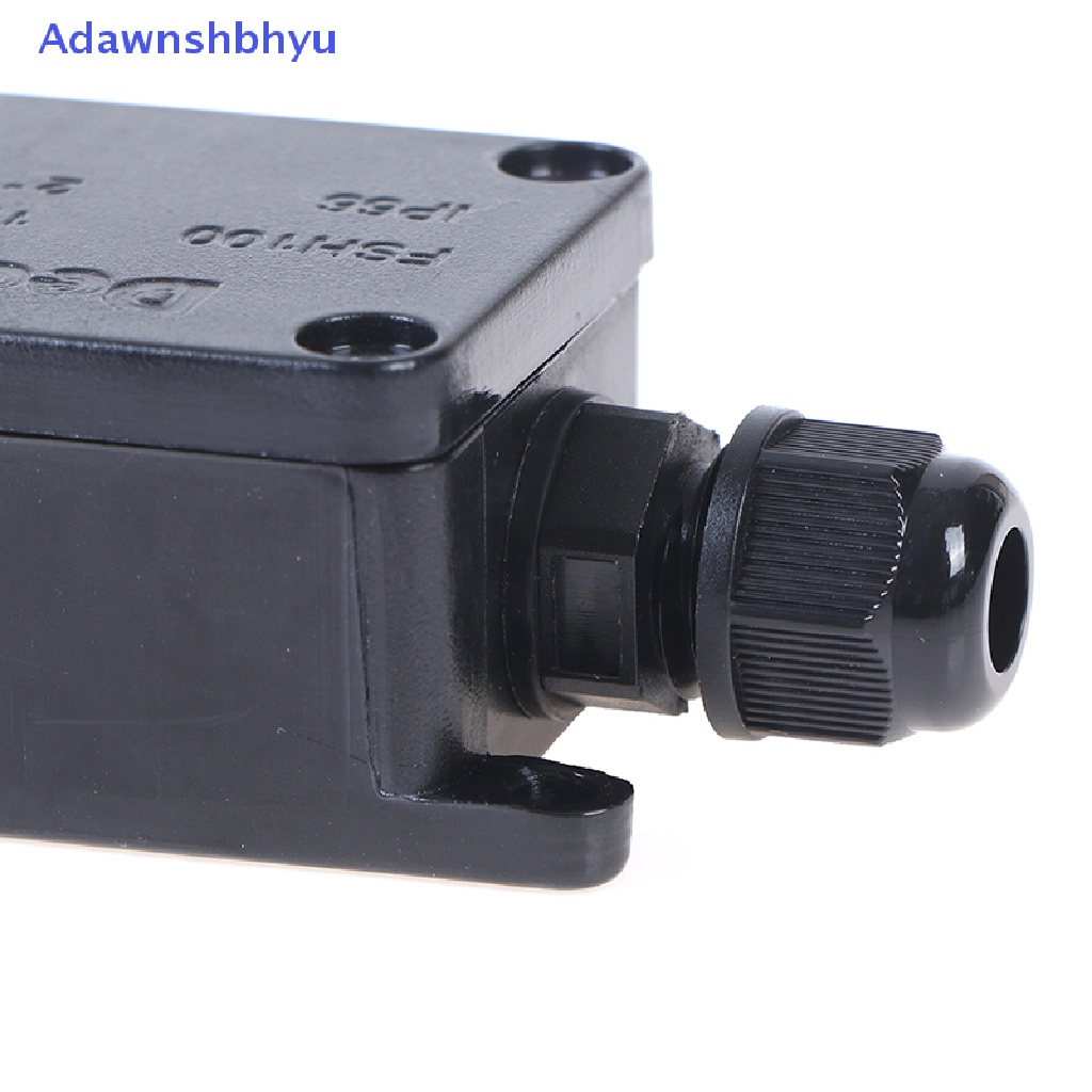 Adhyu Kotak Junction Box Konektor Kabel Waterproof 2Way IP66 Outdoor Dengan Terminal 450V ID