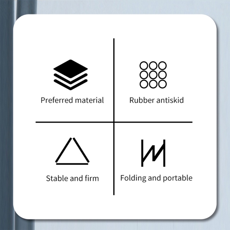 Btsg 2PCS Invisible Laptop Stand Mini Cooling Pad Dudukan Keyboard Komputer Kickstand