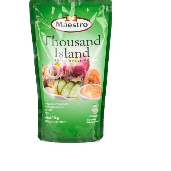 

SJღ maestro mayonaise thousand island pouch 1KG Barang Bagus