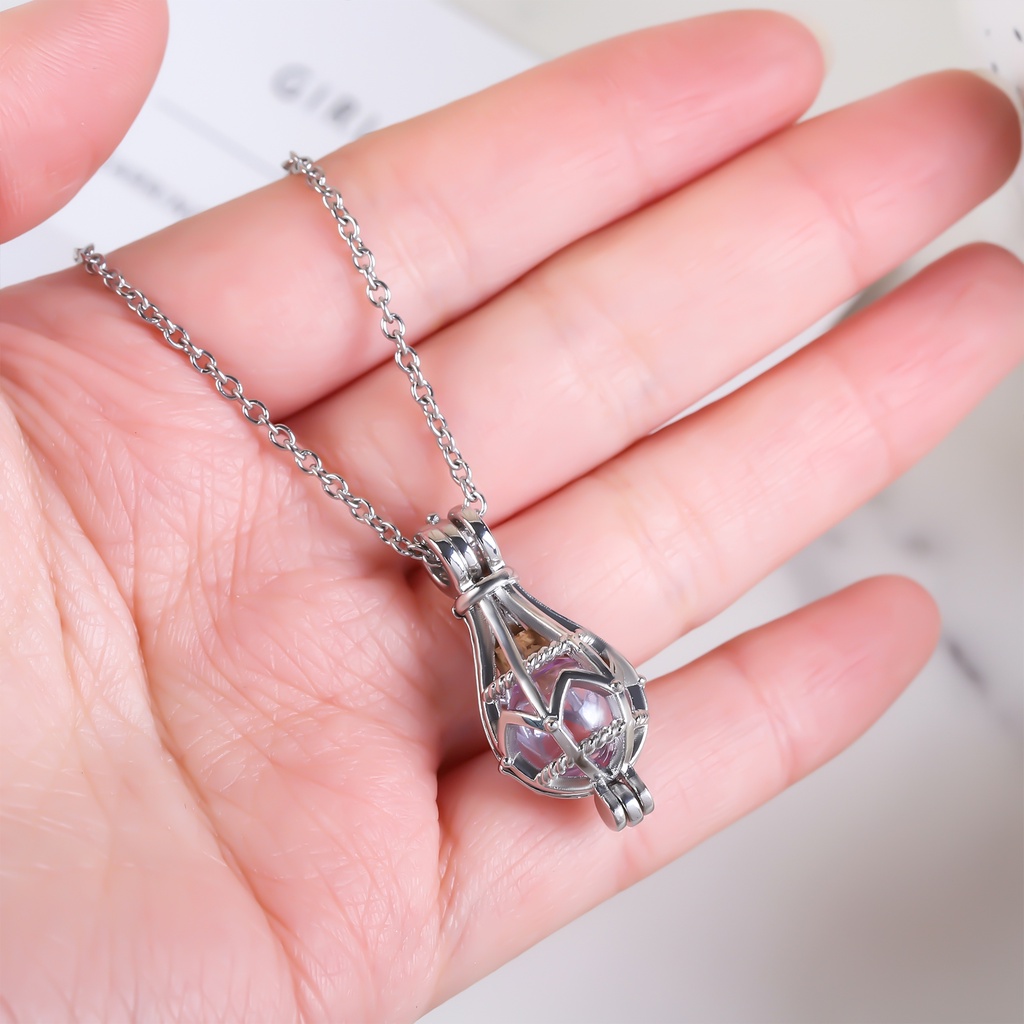 Kalung Guci Hollow Untuk Abu Kremasi Kalung Untuk Abu Kerawang Air Mata Guci Liontin Kalung Kremasi Guci Memorial Liontin Memorial Perhiasan Hadiah Untuk Wanita Perempuan