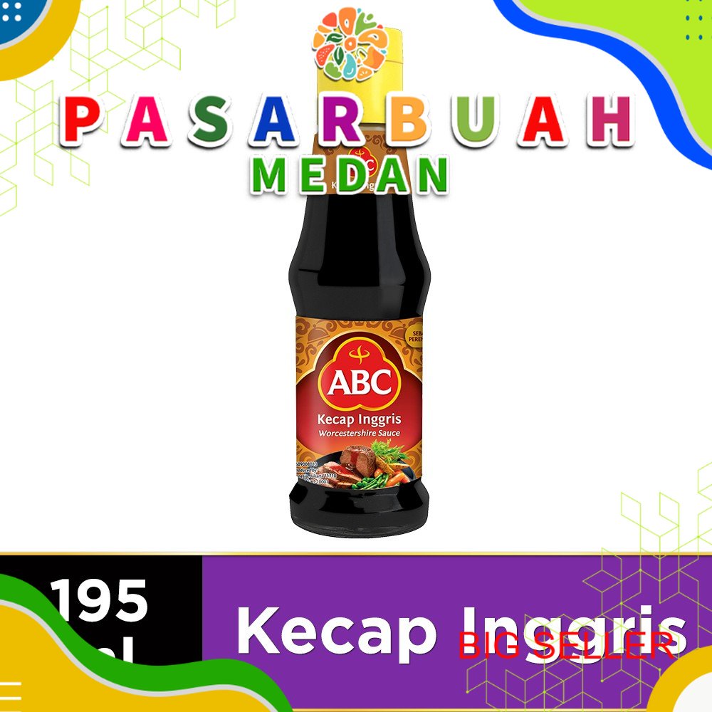 

DISTRIBUTOR ABC Kecap Inggris 195 mL | PASAR BUAH MEDAN