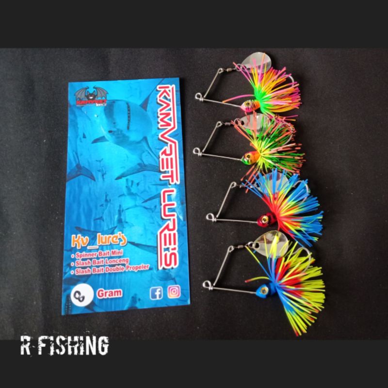 SPINNER MINI 8GRAM KAMVRET LURE | umpan casting gabus dan toman
