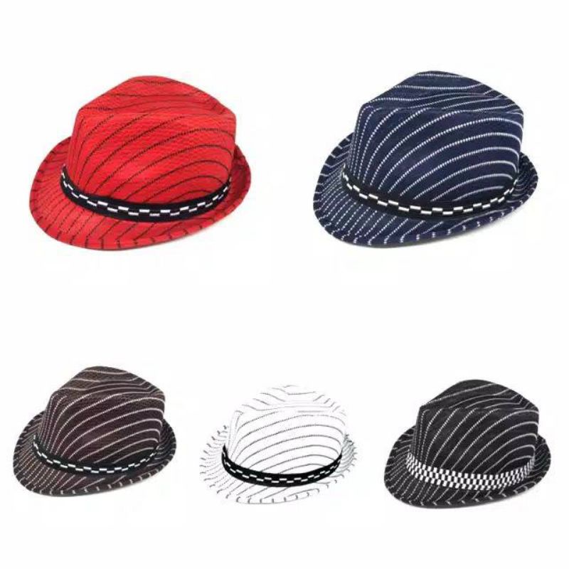Topi koboy || topi fedora || topi anak laki laki dan dewasa || topi korea || topi keren || topi mura