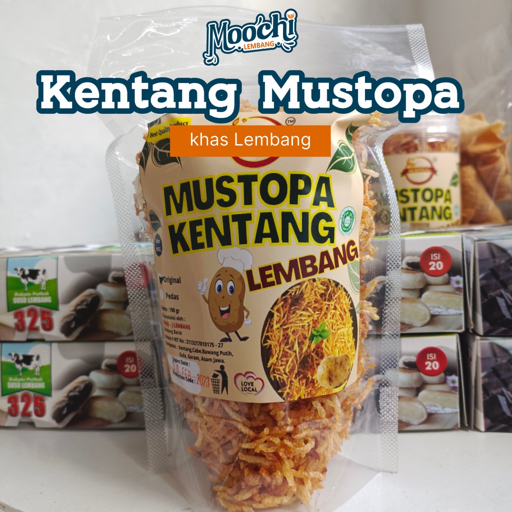 Kentang Mustopa - Kentang Mustofa khas Lembang | Kemasan Pouch |  Makanan Khas - Jajanan - Premium - Oleh Oleh Lembang