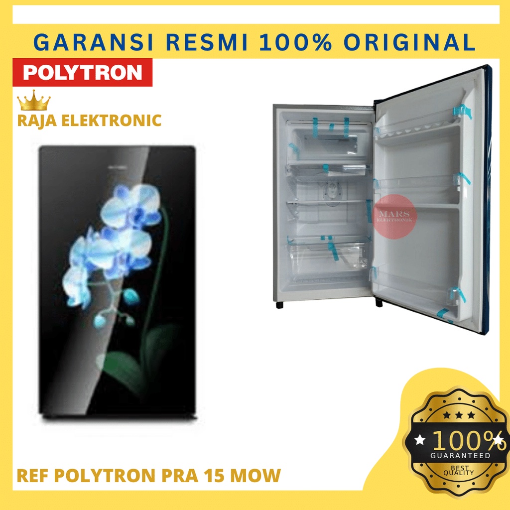 KULKAS POLYTRON PRA 15 MOW MOB MTR 1 PINTU BELLEZA VARIA 150 LITER
