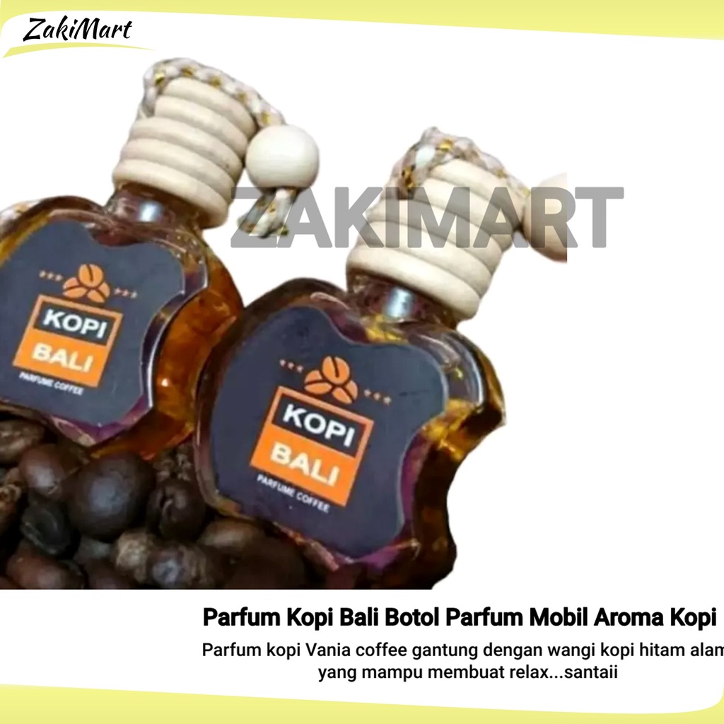 Parfum Kopi Bali Botol Parfum Mobil Aroma Kopi Pengharum Mobil