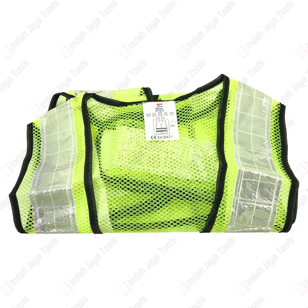 ENZO V Rompi Jaring PVC Reflective Safety Vest Rompi Jala Proyek