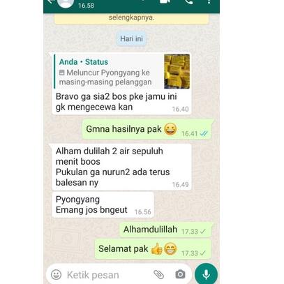 ぴ Jamu Ayam Aduan, Doping Ayam Aduan, Jamu Pyongyang Hitam Vvip 15 Butir ㅗ