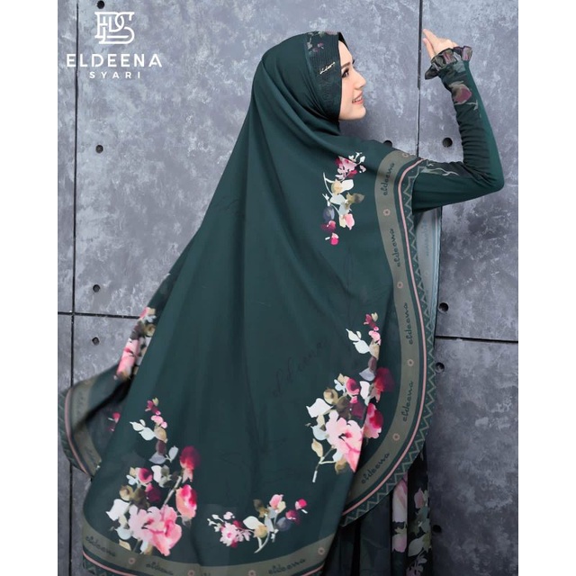 (GRATIS TAS ELDEENA) HAZEELA SYARI BY ELDEENA SYARI / ELDEENA TERBARU / ELDEENA FULL MOTIF / GAMIS P