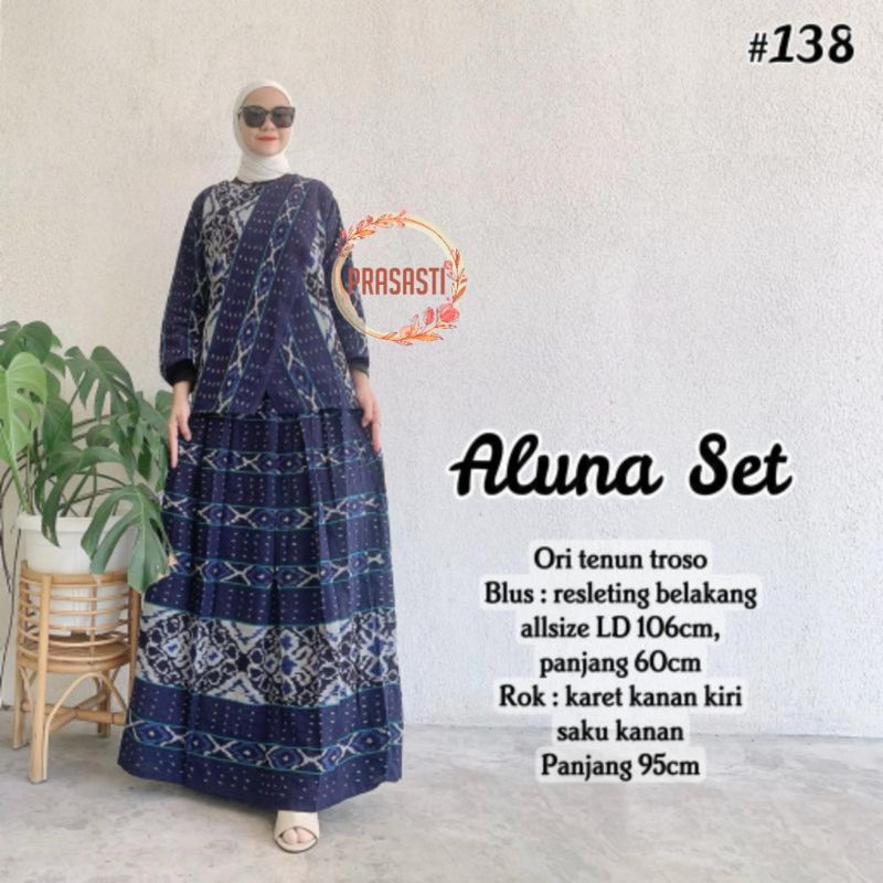 setelan rok tenun jepara ALUNA SET