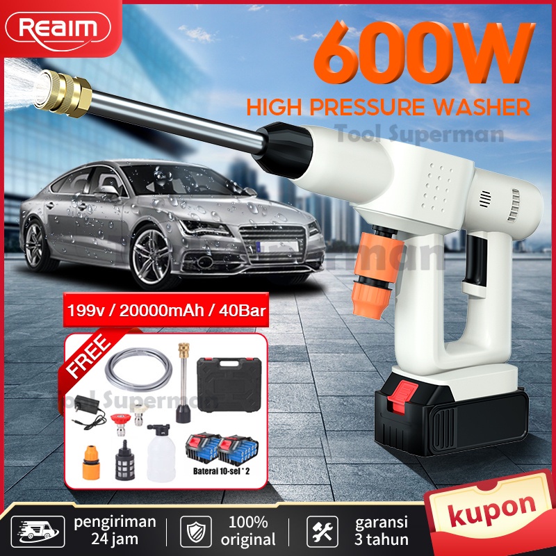 [COD] Tool superman brushless Jet Cleaner Alat Cuci Motor Cuci Multipurpose Jet Cleaner Mesin Steam Power Spayer Alat