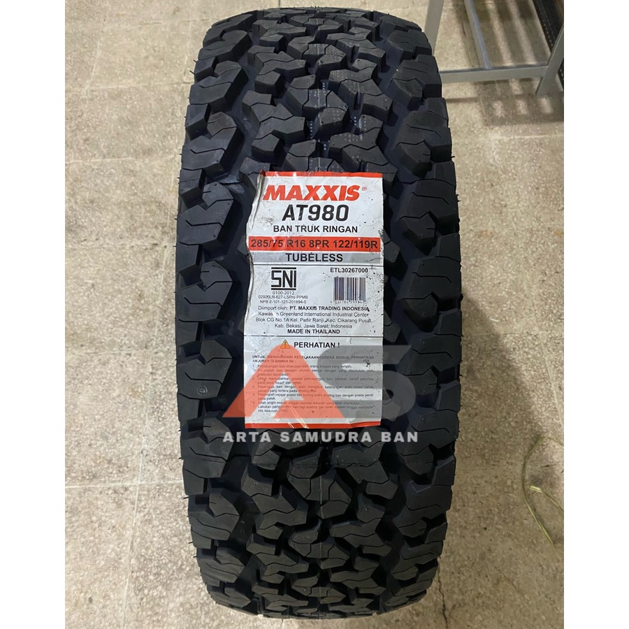 Ban Maxxis Bravo A/T AT 980 AT980 285 / 75 R 16 R16 8PR