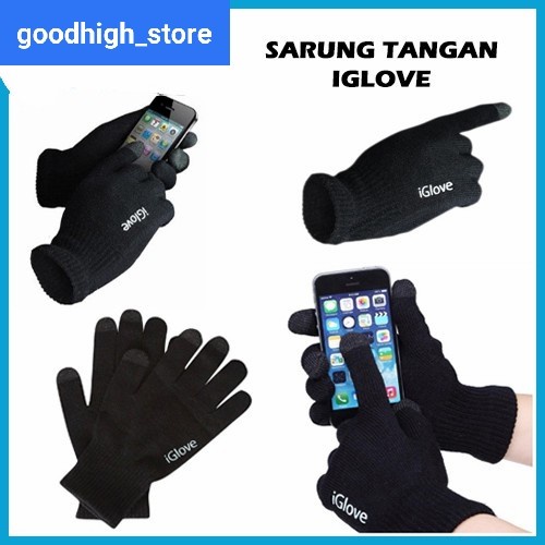 ORIGINAL SARUNG TANGAN FULL BLACK IGLOVE