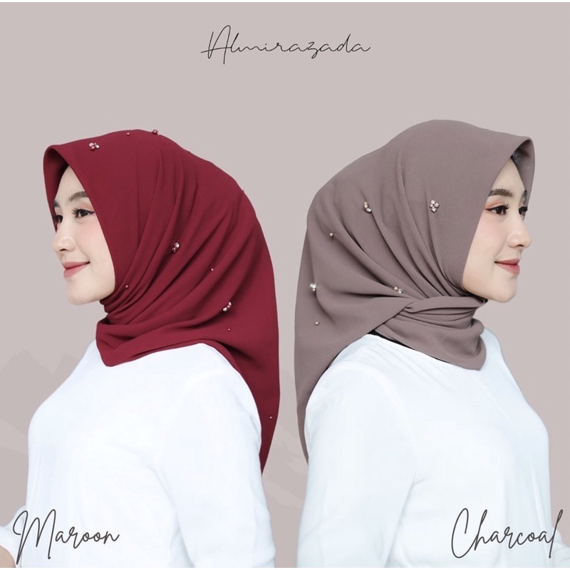 SEGI EMPAT MUTE PAYET / HIJAB SQUARE FULL BEADS / HIJAB PESTA / KERUDUNG PAYET / HIJAB PAYET