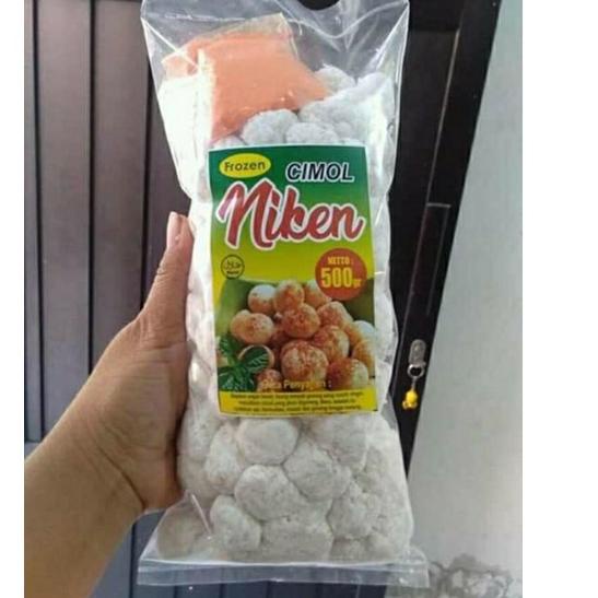 

↺ Cimol 500gr Niken + free bumbu tabur | Makanan Cemilan Frozen ㅈ