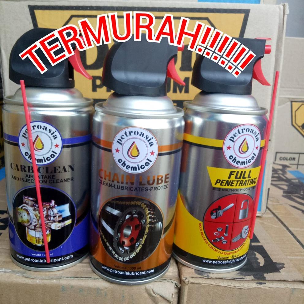 6.6 sale Petroasia Chainlube petroasia carb cleaner petroasia full penetrating petroasia pembersih r