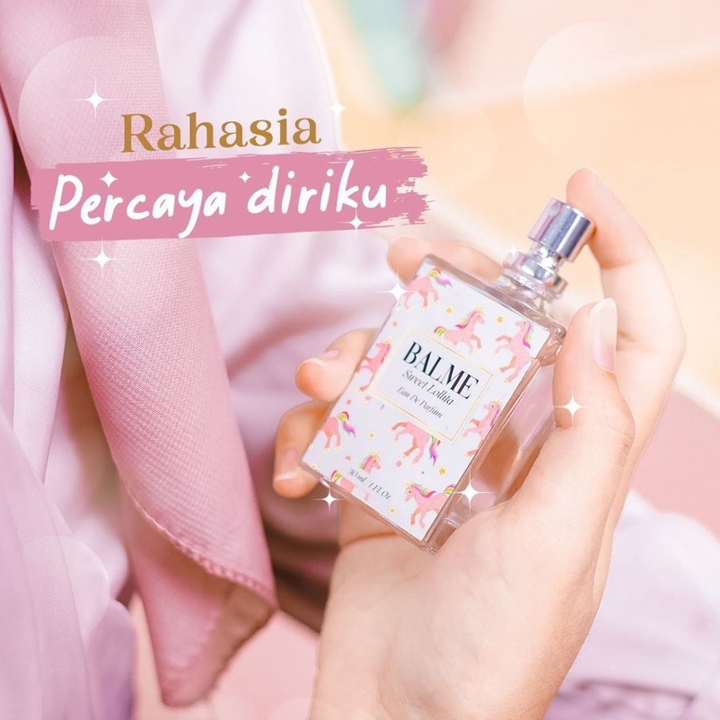 Balme Parfum Parfume Farfum Minyak Wangi Wanita Pria Cewek Cowok Anak Unisex Tahan Lama Dan Wangi Semprot Spray Roll On 24 Jam Non Alkohol Original 100% Sweet Lollita