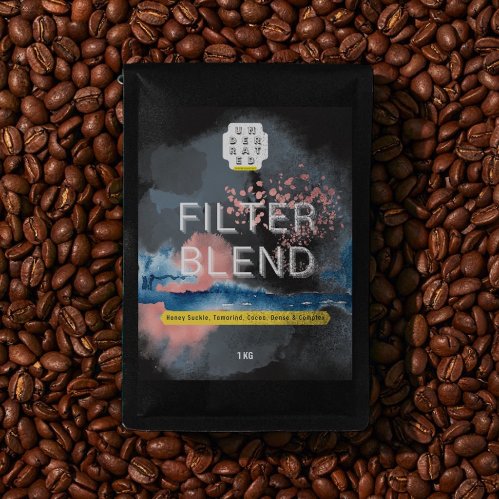 

Biji Kopi Filter Blend Coffee Beans 1kg by Underrated Coffee Roastery