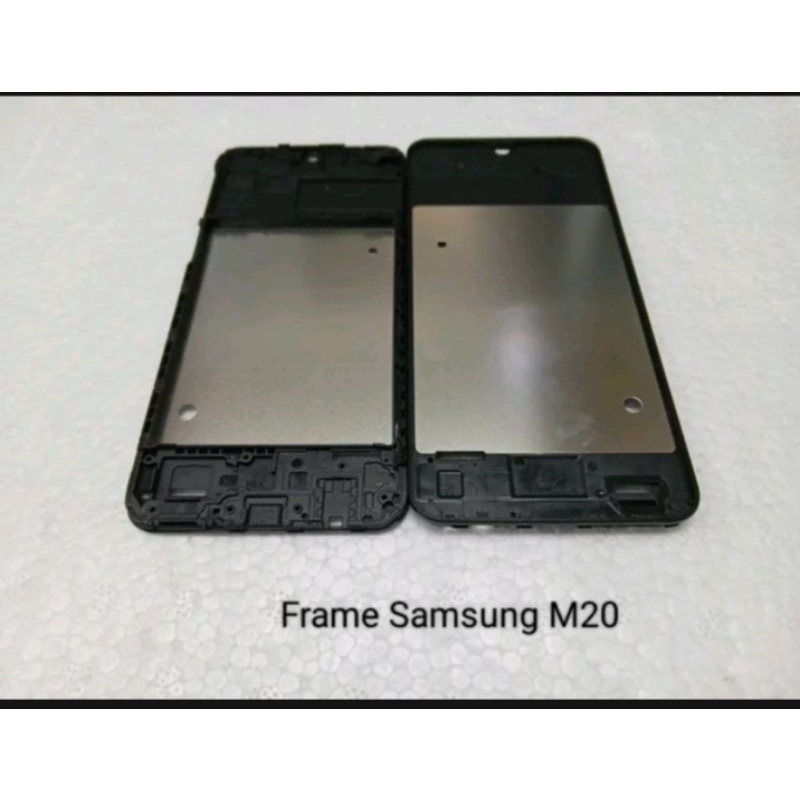FRAME LCD TULANG TENGAH TATAKAN LCD SAMSUNG M20 M205 ORI