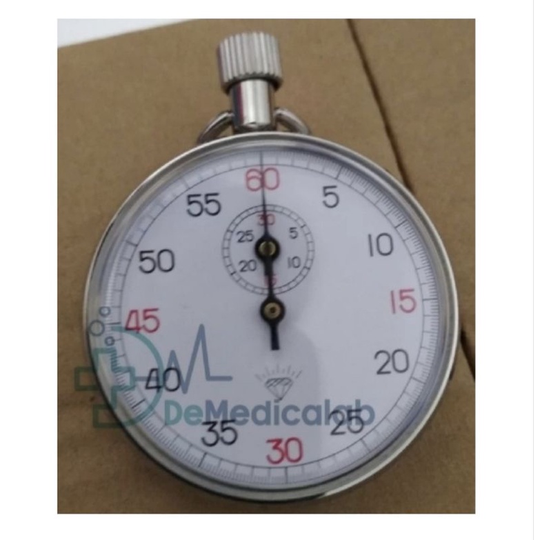 Stopwatch Analog Diamond Stainless / Diamond Mechanical Stopwatch