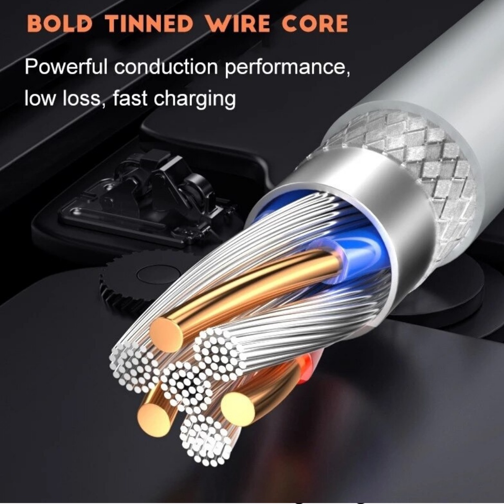 Kabel Charger Type C fast charge Xiaomi Realme Oppo Vivo Samsung Lenovo Poco Asus Universal USB Type C Data Charging VOOC