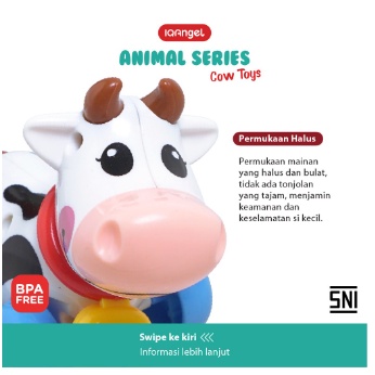 BABIESFIRST IQ635 COW TOYS Mainan Edukatif Bayi / Mainan Motorik Anak