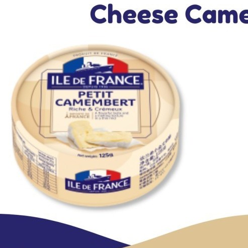 

Ile De France Cheese Camembert 125 gr Sedia!