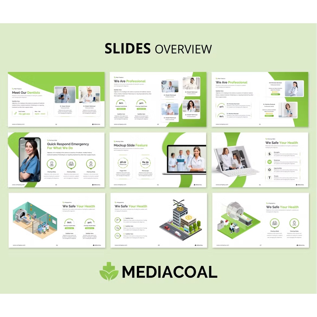 Mediacoal Medical PPT Presentation Template